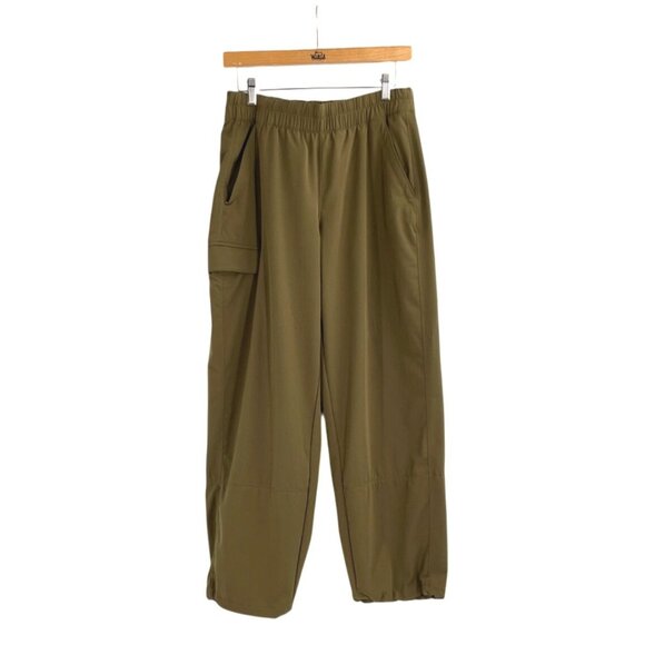 Athleta Women Boundless Ripstop Cargo Pants Small Olive Green Gorpcore Outdoor - Picture 1 of 11